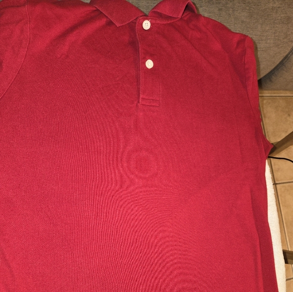 Goodfellow & Co Men's Red Collared Standard Loring Cotton Blend Polo Size SMALL - Picture 2 of 5